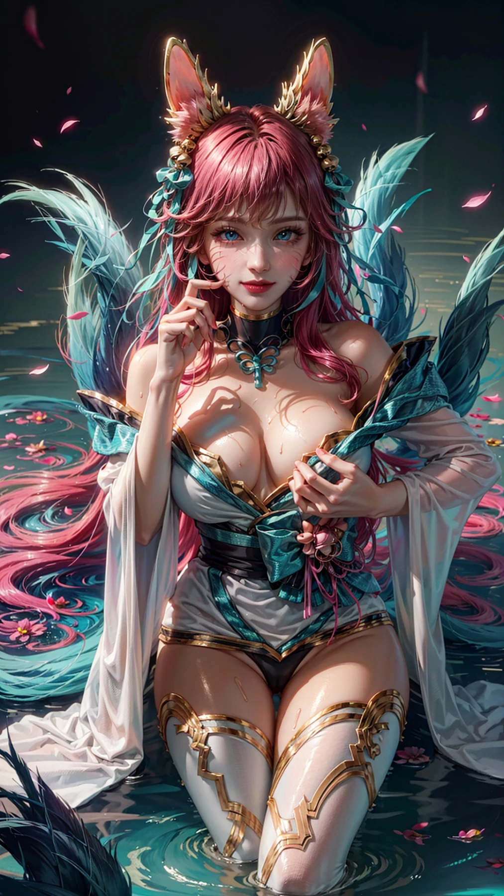 Ahri Blossom 2k Hentai by RaidenMikasa - Uncensored - Hentai Image 16