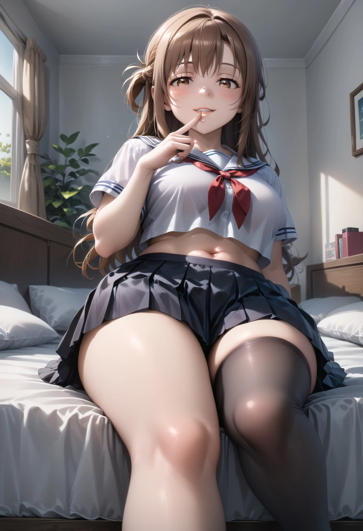 Yuuki Asuna // Poll results // School Uniform Hentai by rine_ai - Uncensored - Hentai Image 9