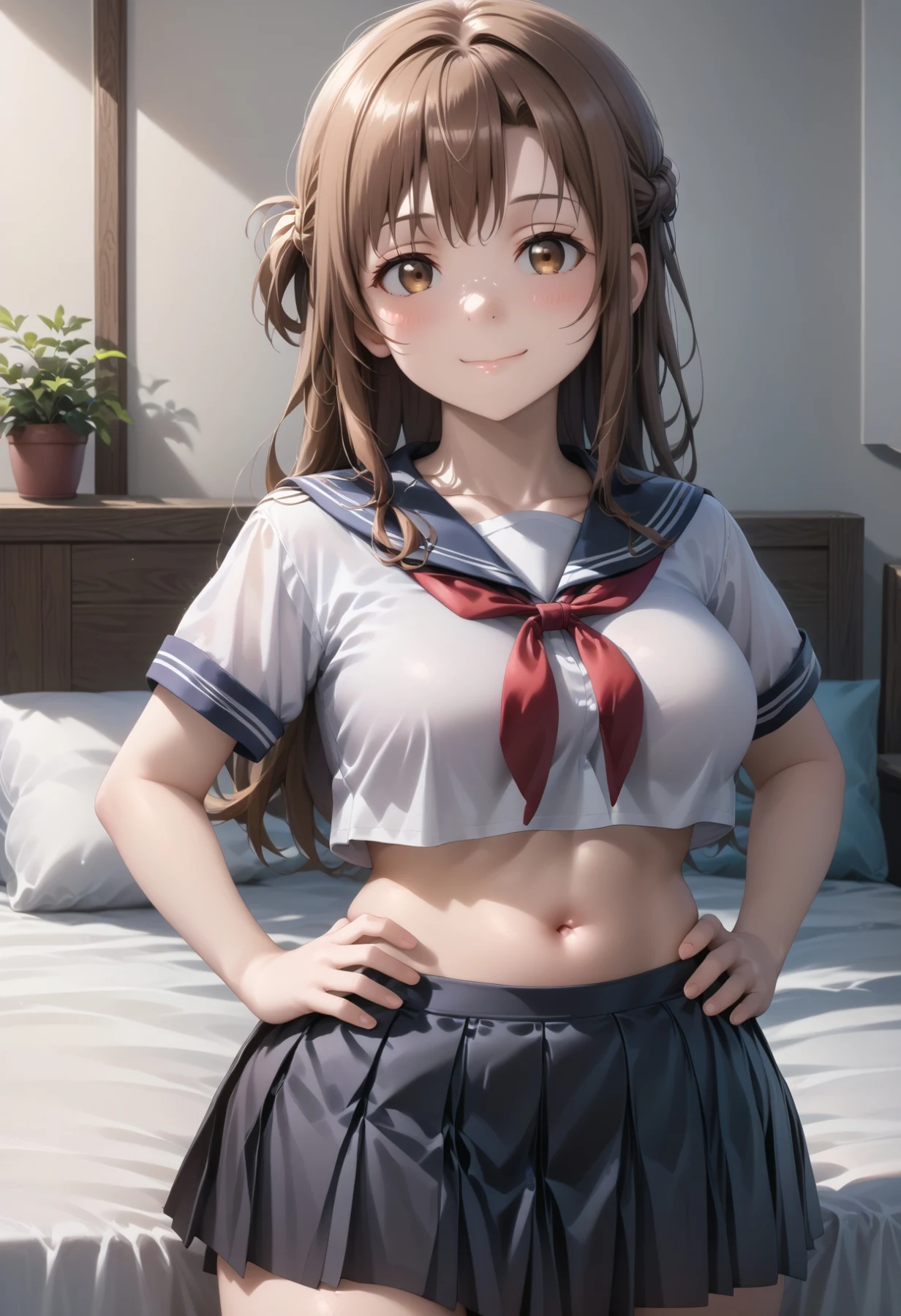 Yuuki Asuna // Poll results // School Uniform Hentai by rine_ai - Uncensored - Hentai Image 13