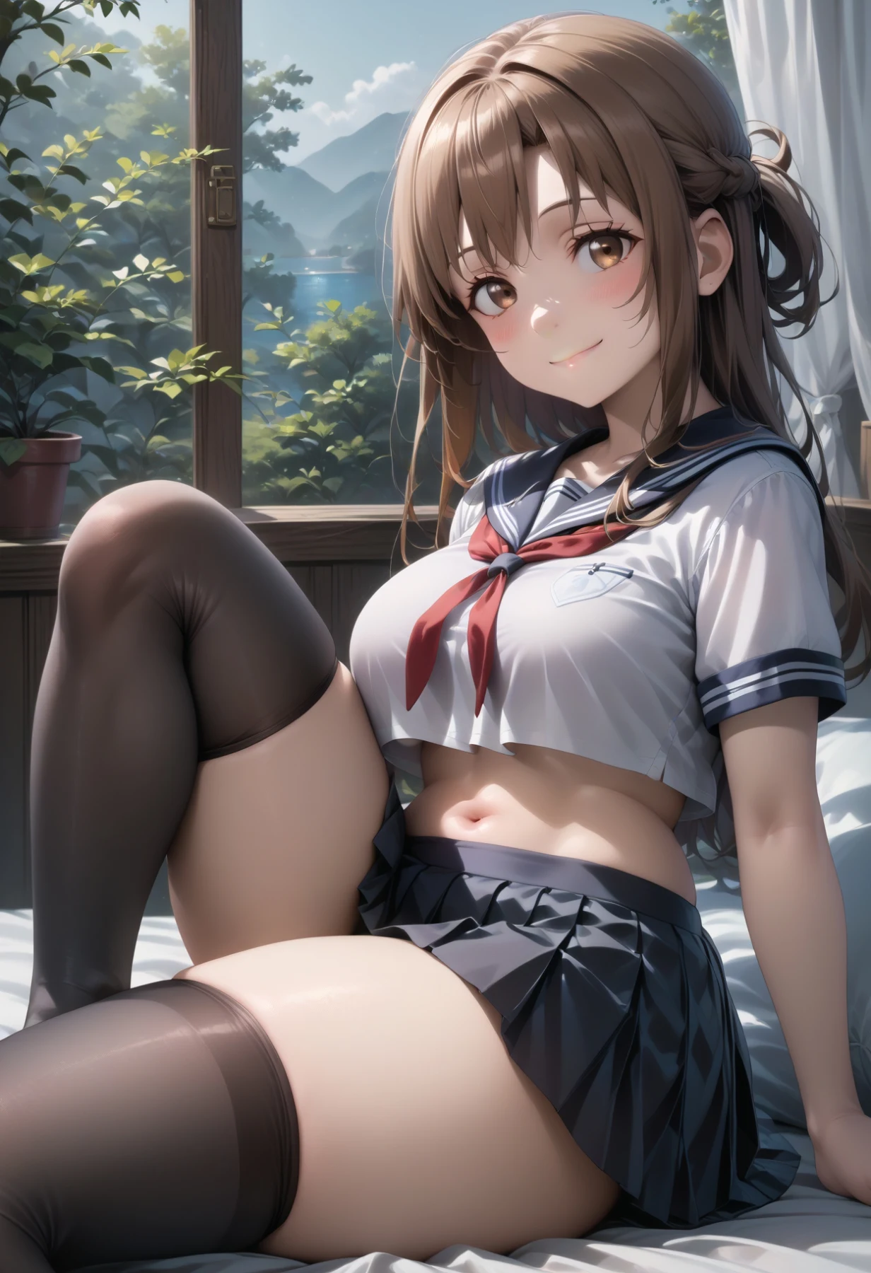 Yuuki Asuna // Poll results // School Uniform Hentai by rine_ai - Uncensored - Hentai Image 5