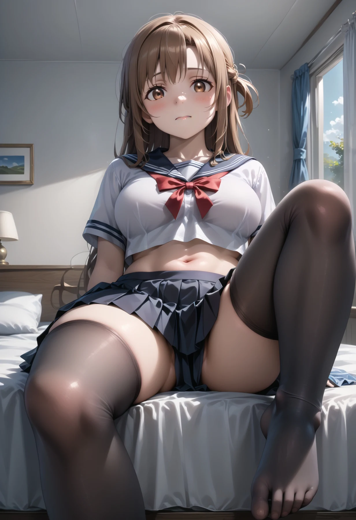 Yuuki Asuna // Poll results // School Uniform Hentai by rine_ai - Uncensored - Hentai Image 6