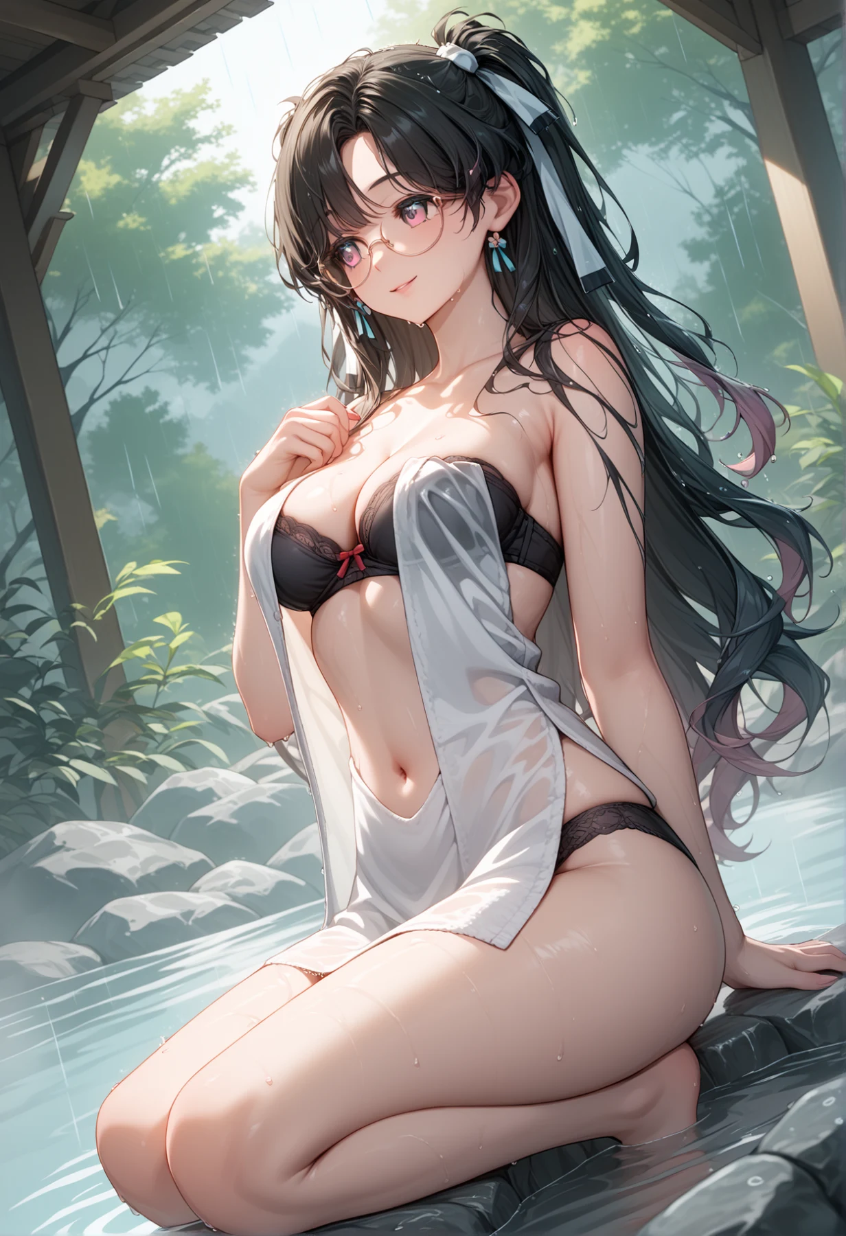 Zhezhi /Hot Spring🔞 Hentai by AiArt - Uncensored - Hentai Image 6