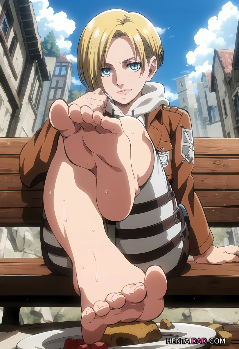 Annie Leonhart Feet Porn Attack on Titan Hentaidad 