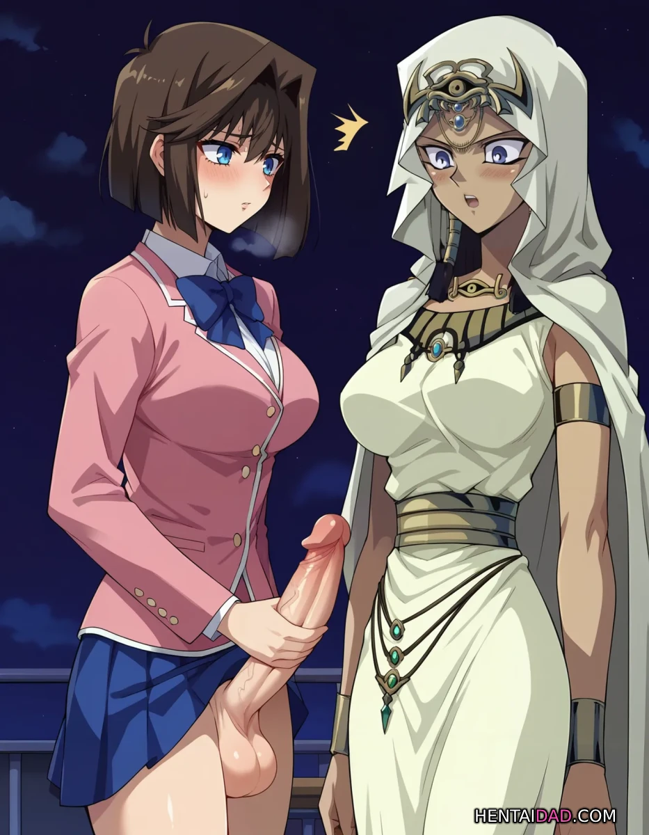 Anzu Mazaki x Ishizu Ishtar Futanari Sex | Yu-Gi-Oh!