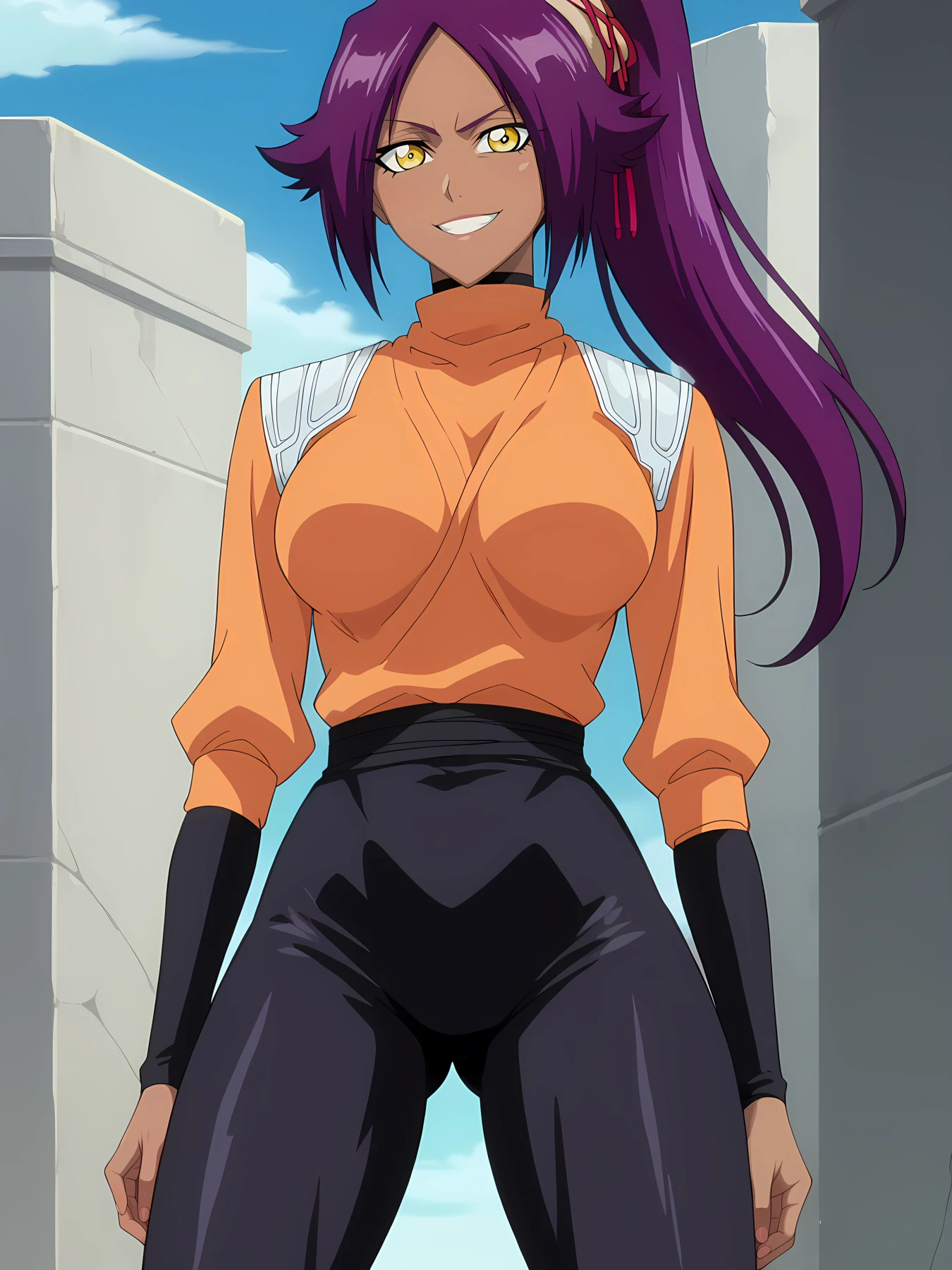 Shihoin Yoruichi Hentai by Ragnarock - Uncensored - Hentai Image 1