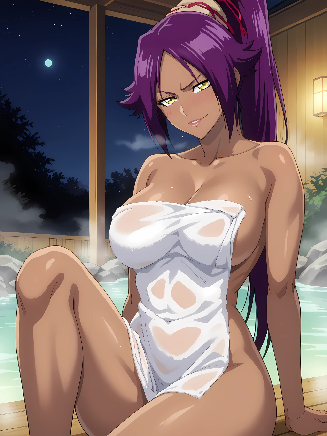 Shihoin Yoruichi Hentai by Ragnarock - Uncensored - Hentai Image 12