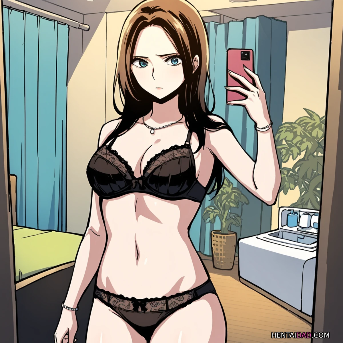 Yuna Shin Lingerie Selfie | Teenage Mercenary | Thumbnail