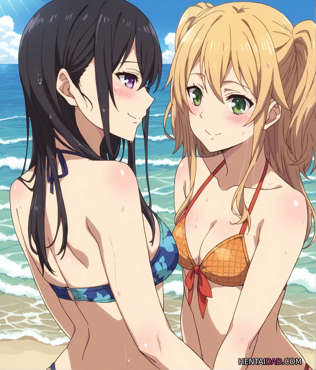 Aihara Yuzu and Aihara Mei Lesbian Sex | Citrus