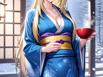 Alpha/Kimono Undressing🔞 Sex by AiArt