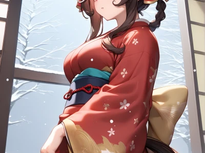 Gentildonna/Kimono Undressing🔞 Sex by AiArt