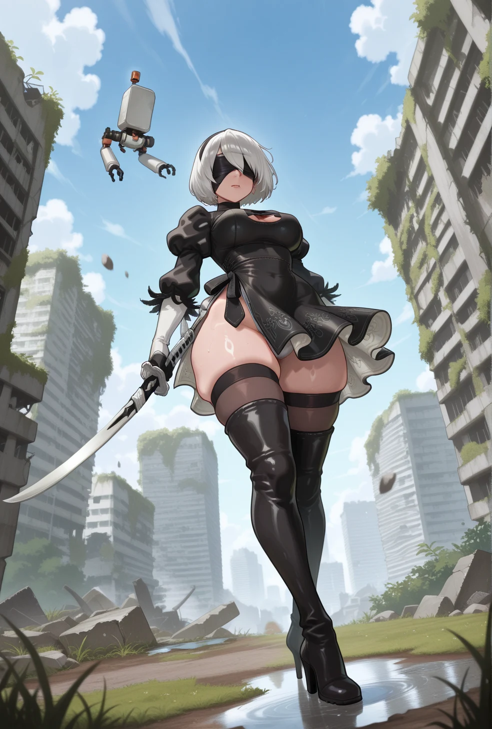 2B | NieR:Automata Hentai by Hannya - Uncensored - Hentai Image 2