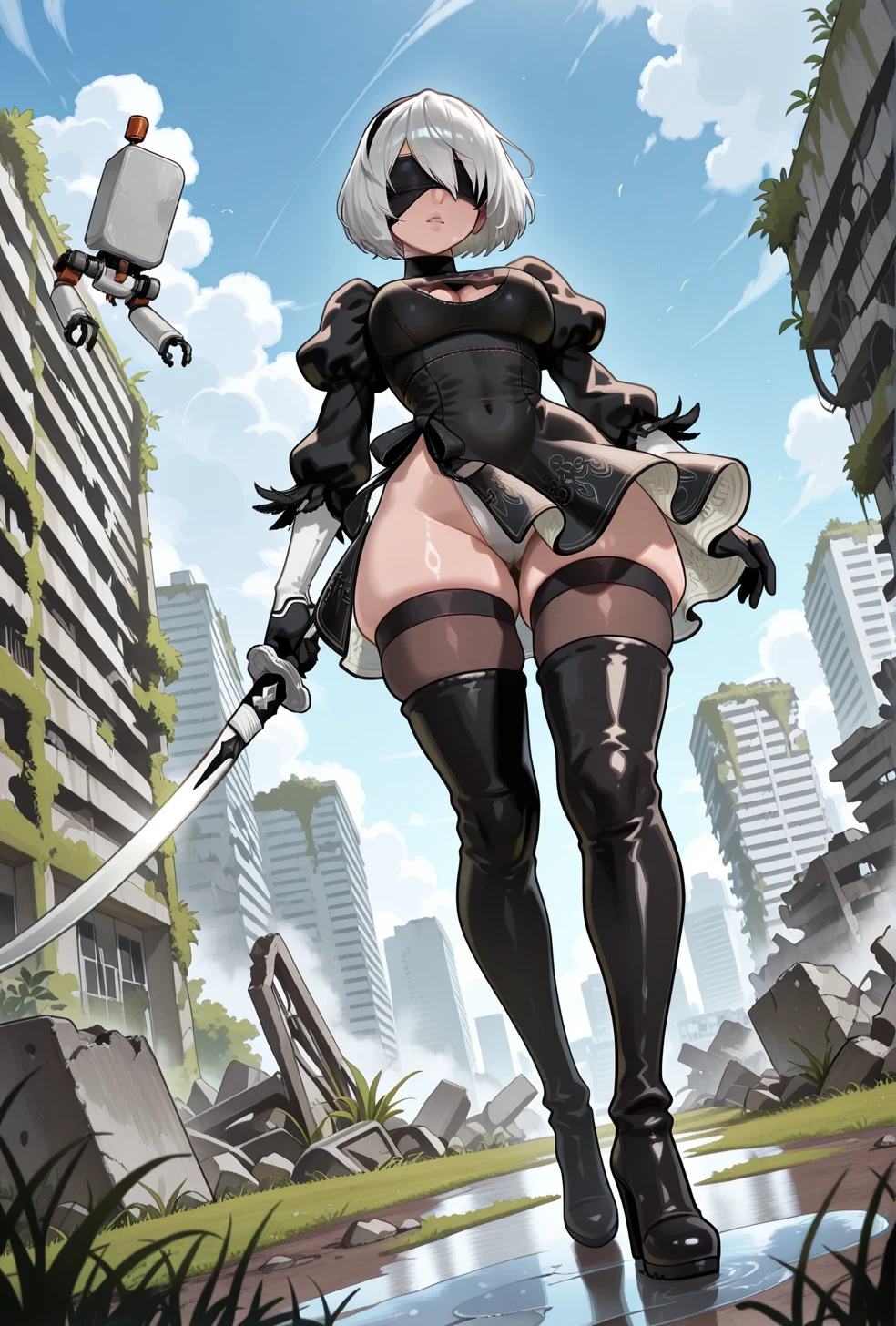2B | NieR:Automata Hentai by Hannya - Uncensored - Hentai Image 3