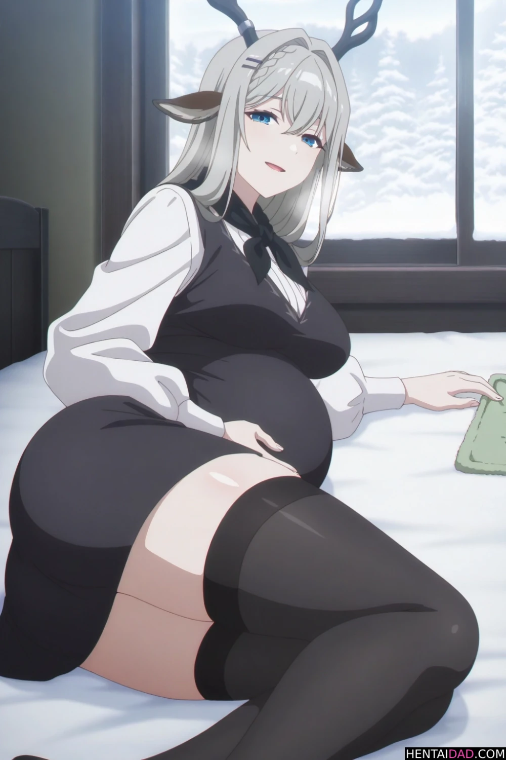 Arknights (Pregnant) hentai illustration #14