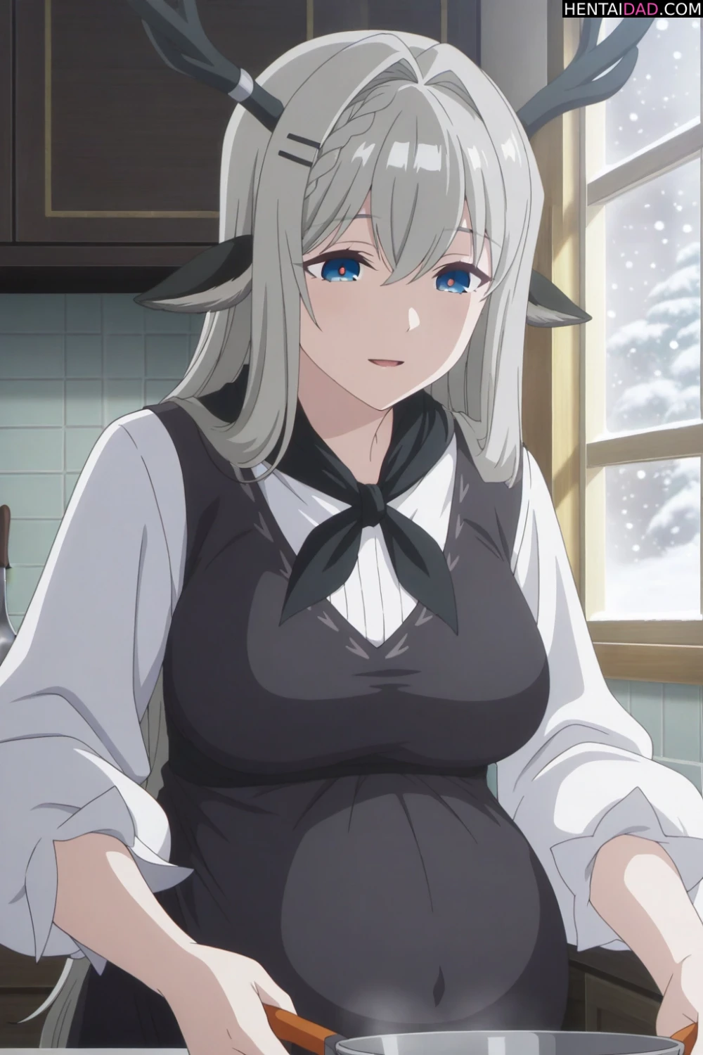 Arknights (Pregnant) hentai illustration #128