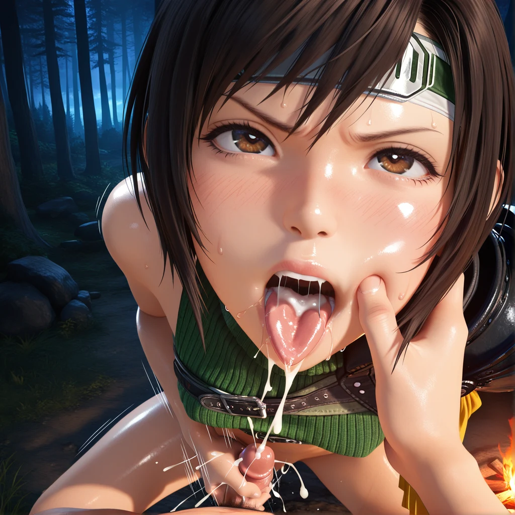 Commission Angry Yuffie コミッション：怒ったユフィ Hentai by Hammiai - Uncensored - Hentai Image 113