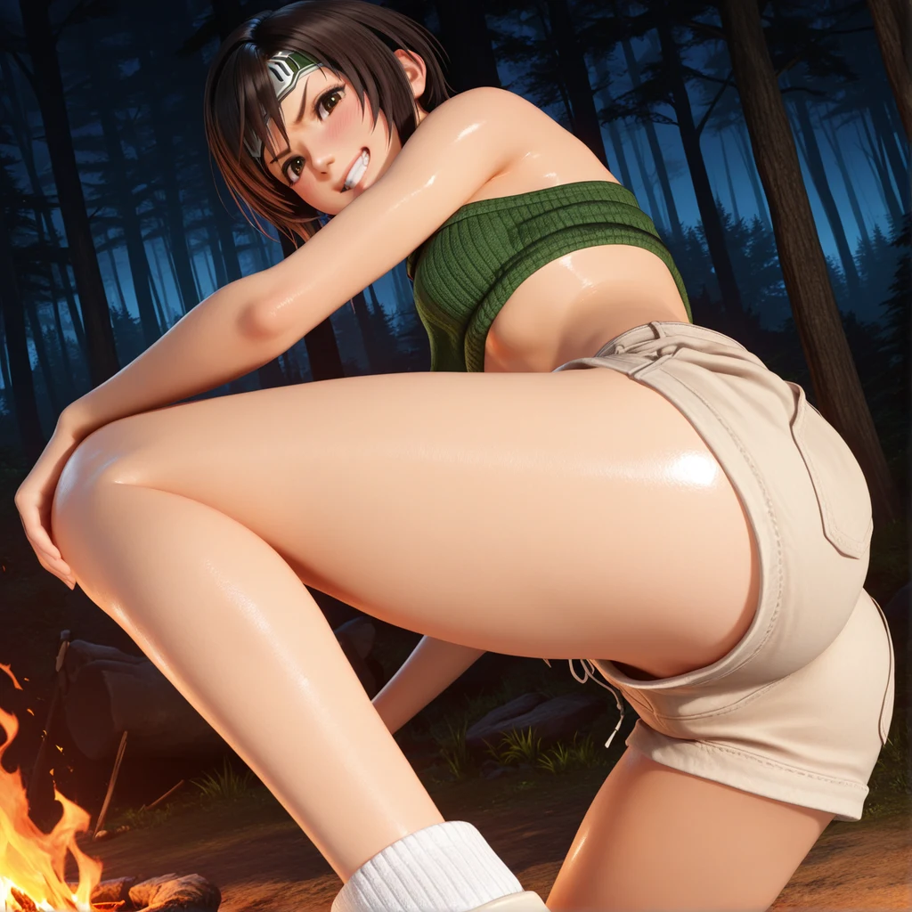 Commission Angry Yuffie コミッション：怒ったユフィ Hentai by Hammiai - Uncensored - Hentai Image 32