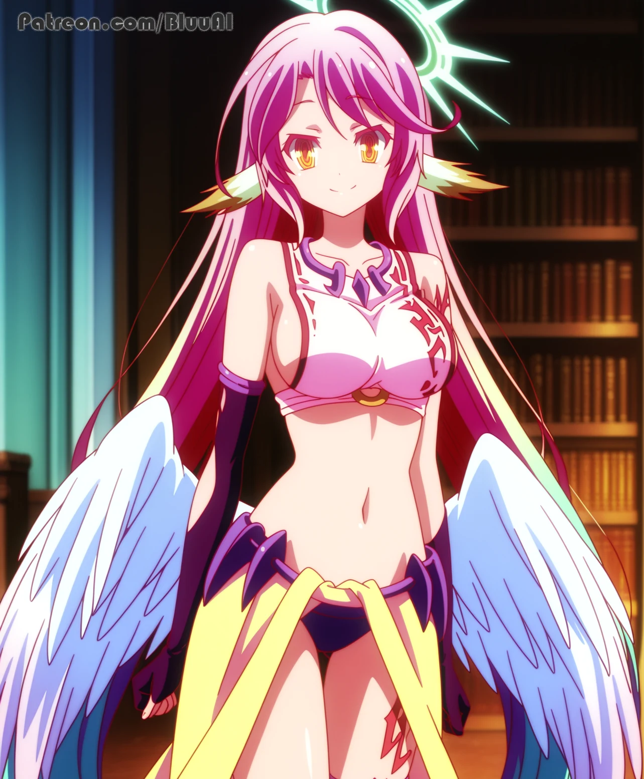 Jibril | No Game No Life Hentai by Bluu AI - Uncensored - Hentai Image 1