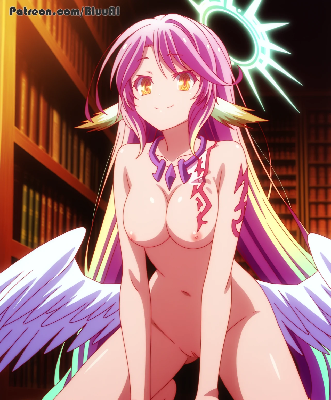 Jibril | No Game No Life Hentai by Bluu AI - Uncensored - Hentai Image 13