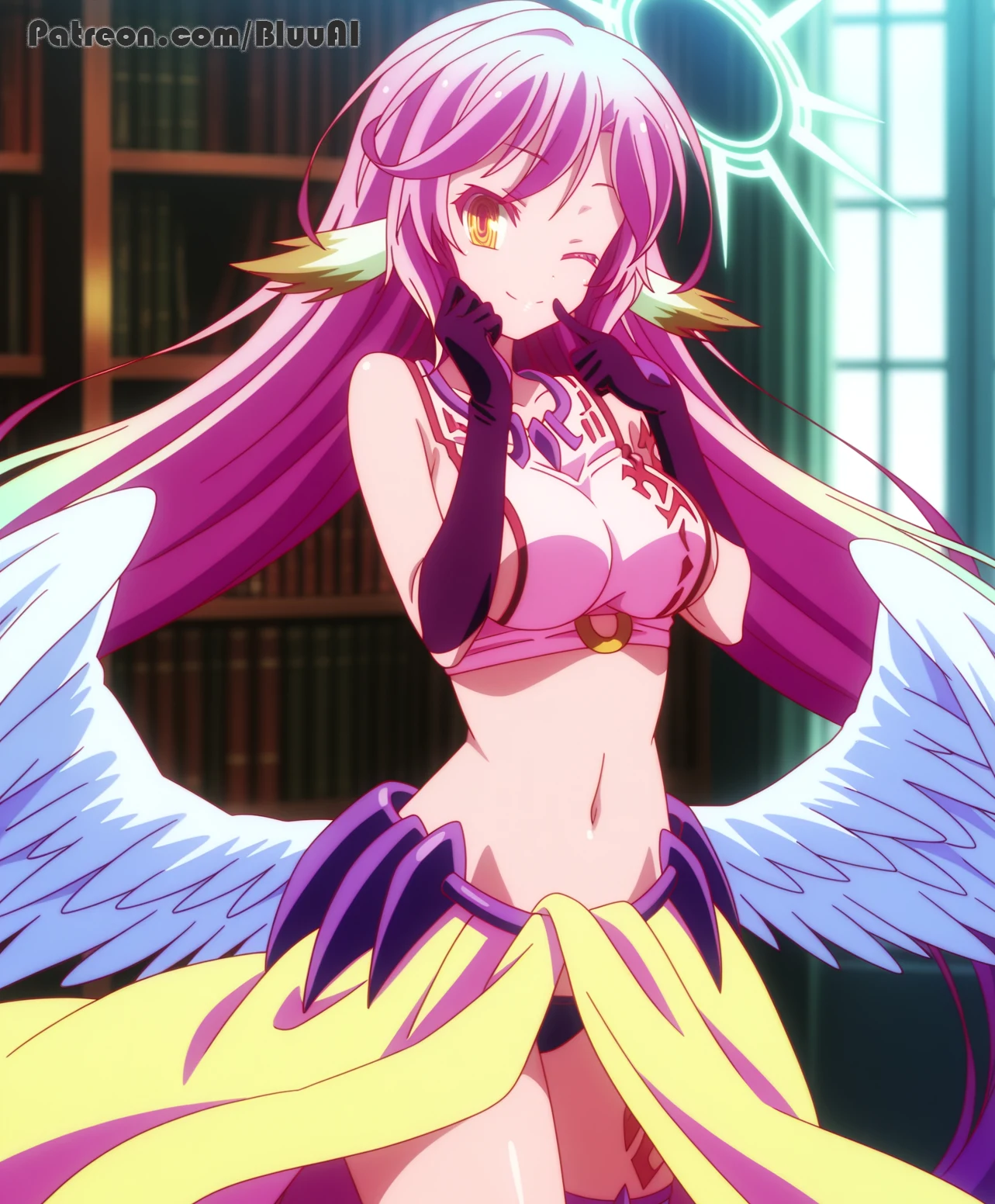 Jibril | No Game No Life Hentai by Bluu AI - Uncensored - Hentai Image 2