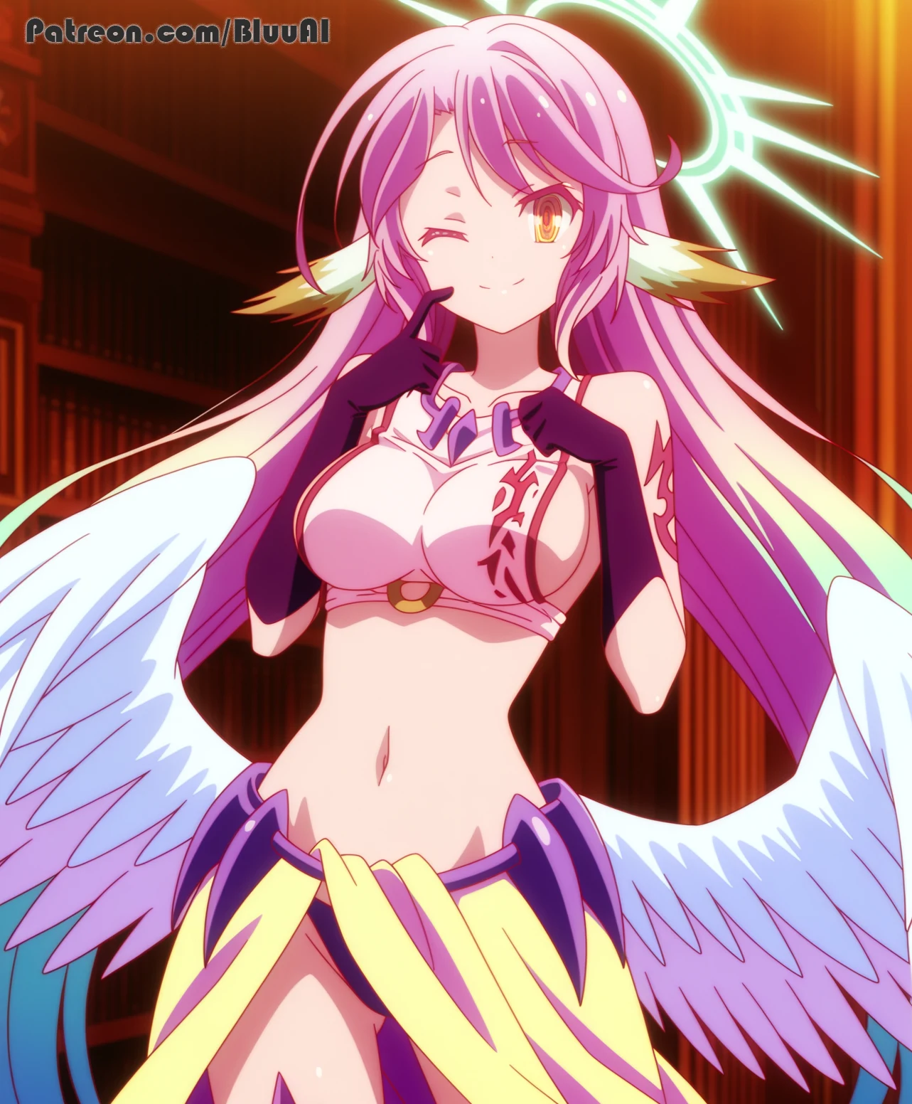 Jibril | No Game No Life Hentai by Bluu AI - Uncensored - Hentai Image 3