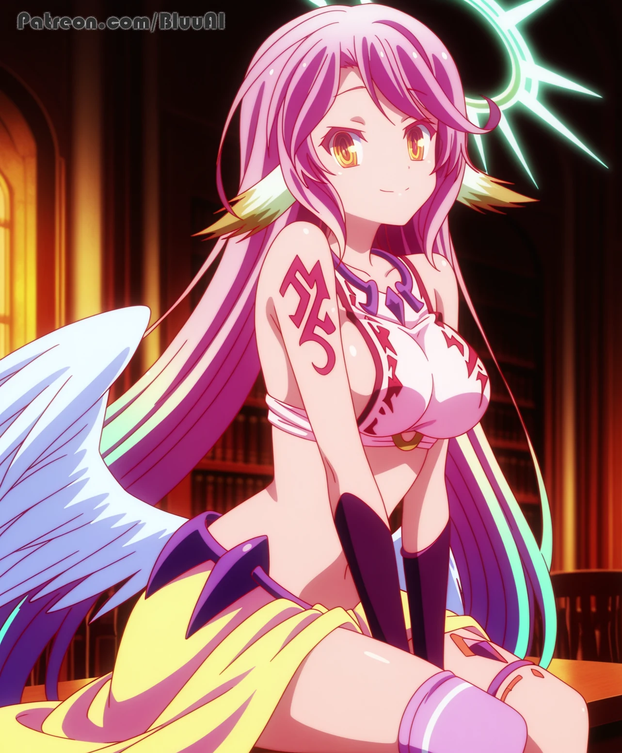Jibril | No Game No Life Hentai by Bluu AI - Uncensored - Hentai Image 4