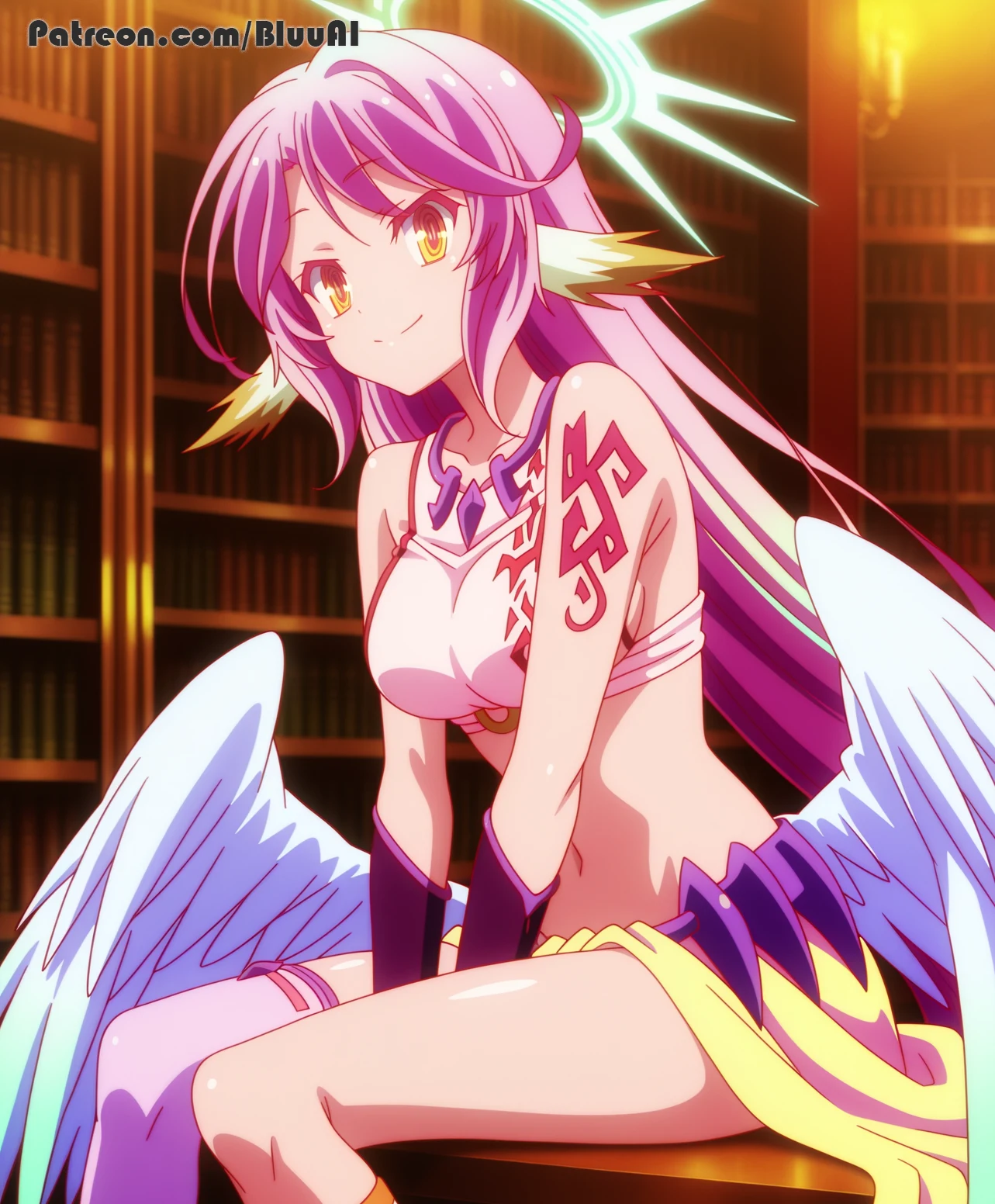 Jibril | No Game No Life Hentai by Bluu AI - Uncensored - Hentai Image 5