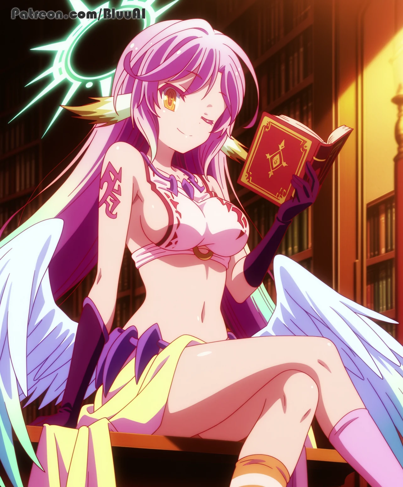 Jibril | No Game No Life Hentai by Bluu AI - Uncensored - Hentai Image 6