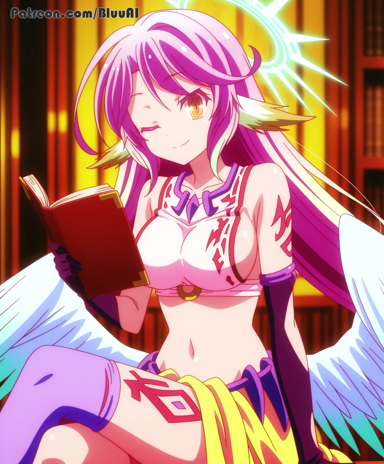 Jibril | No Game No Life Hentai by Bluu AI - Uncensored - Hentai Image 8