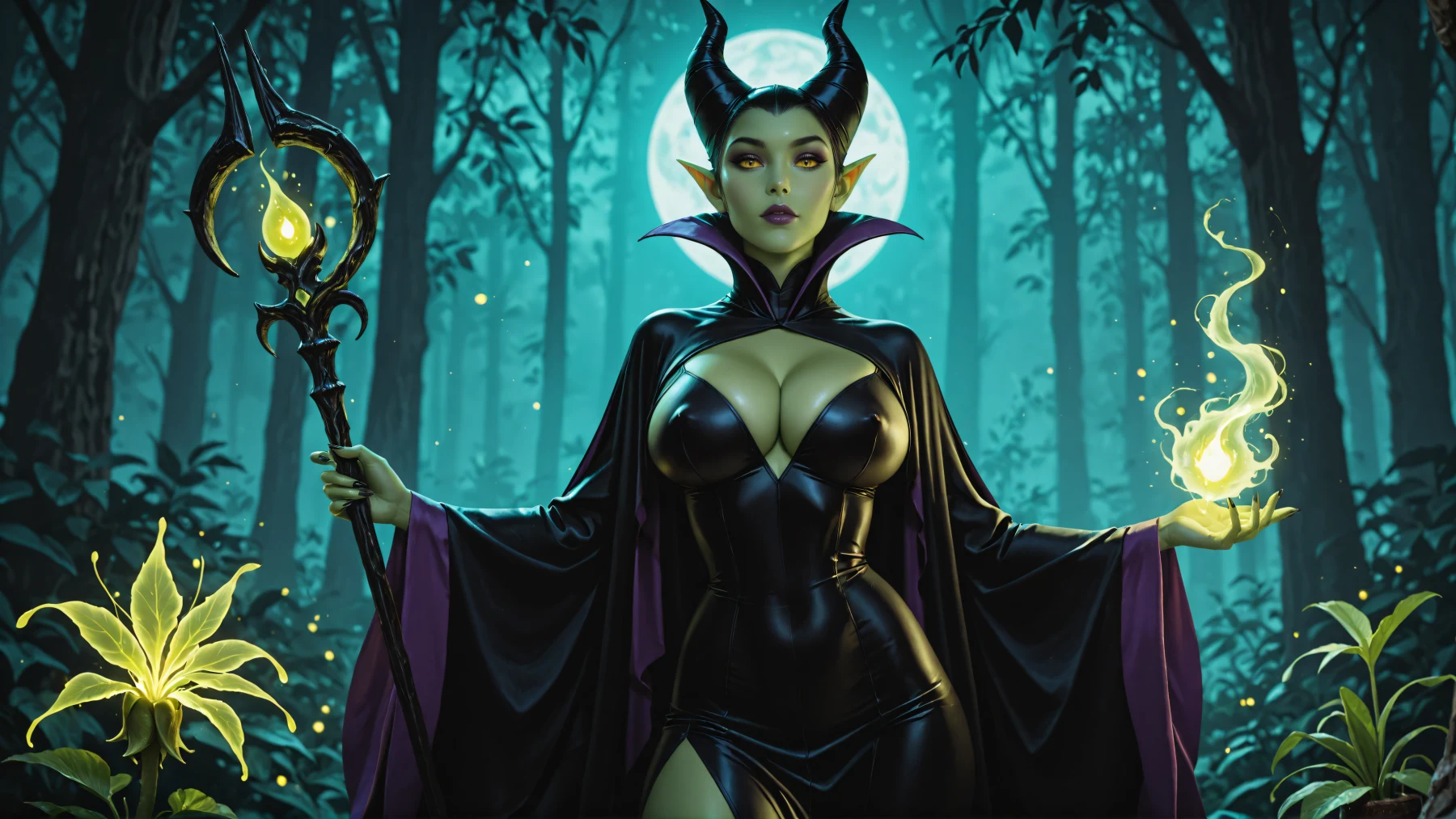 Maleficent - Dark Desires - Regular - Lingerie Hentai by naughty neurals - Uncensored - Hentai Image 10