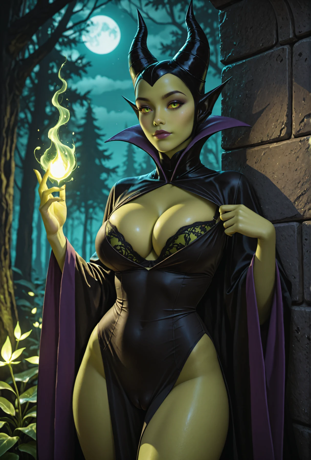 Maleficent - Dark Desires - Regular - Lingerie Hentai by naughty neurals - Uncensored - Hentai Image 18