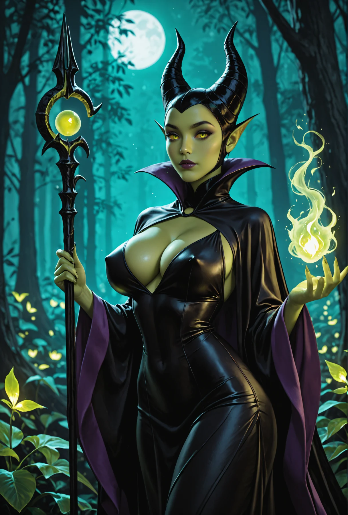 Maleficent - Dark Desires - Regular - Lingerie Hentai by naughty neurals - Uncensored - Hentai Image 19