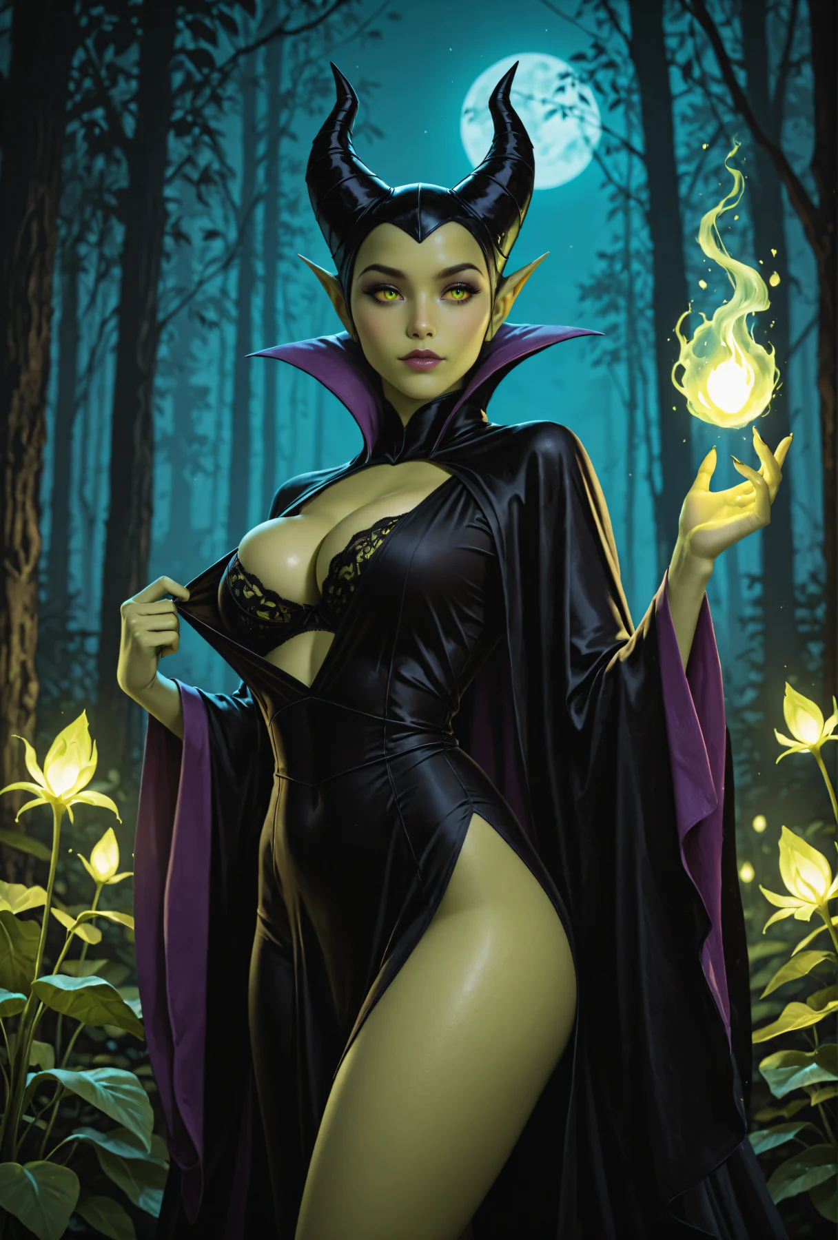 Maleficent - Dark Desires - Regular - Lingerie Hentai by naughty neurals - Uncensored - Hentai Image 21