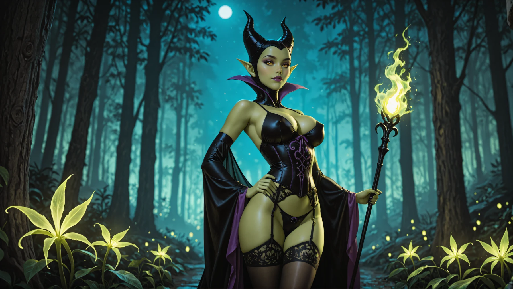 Maleficent - Dark Desires - Regular - Lingerie Hentai by naughty neurals - Uncensored - Hentai Image 24