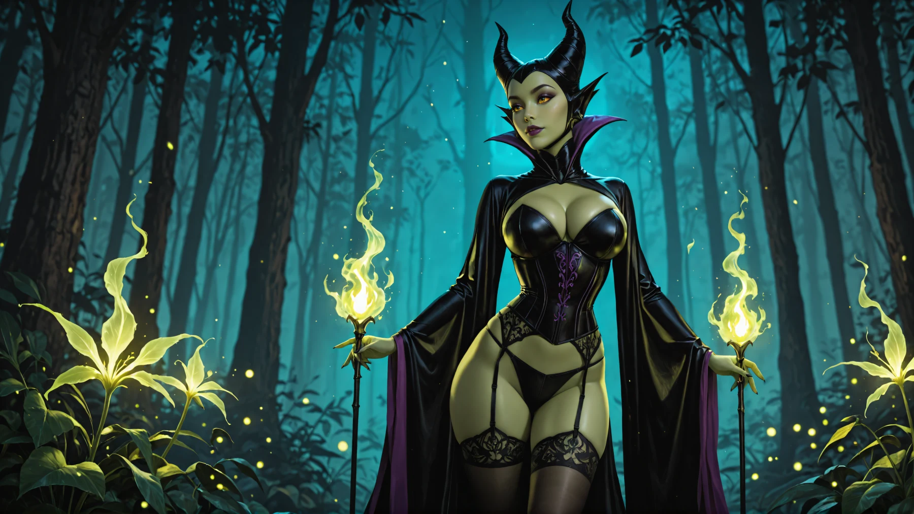 Maleficent - Dark Desires - Regular - Lingerie Hentai by naughty neurals - Uncensored - Hentai Image 25