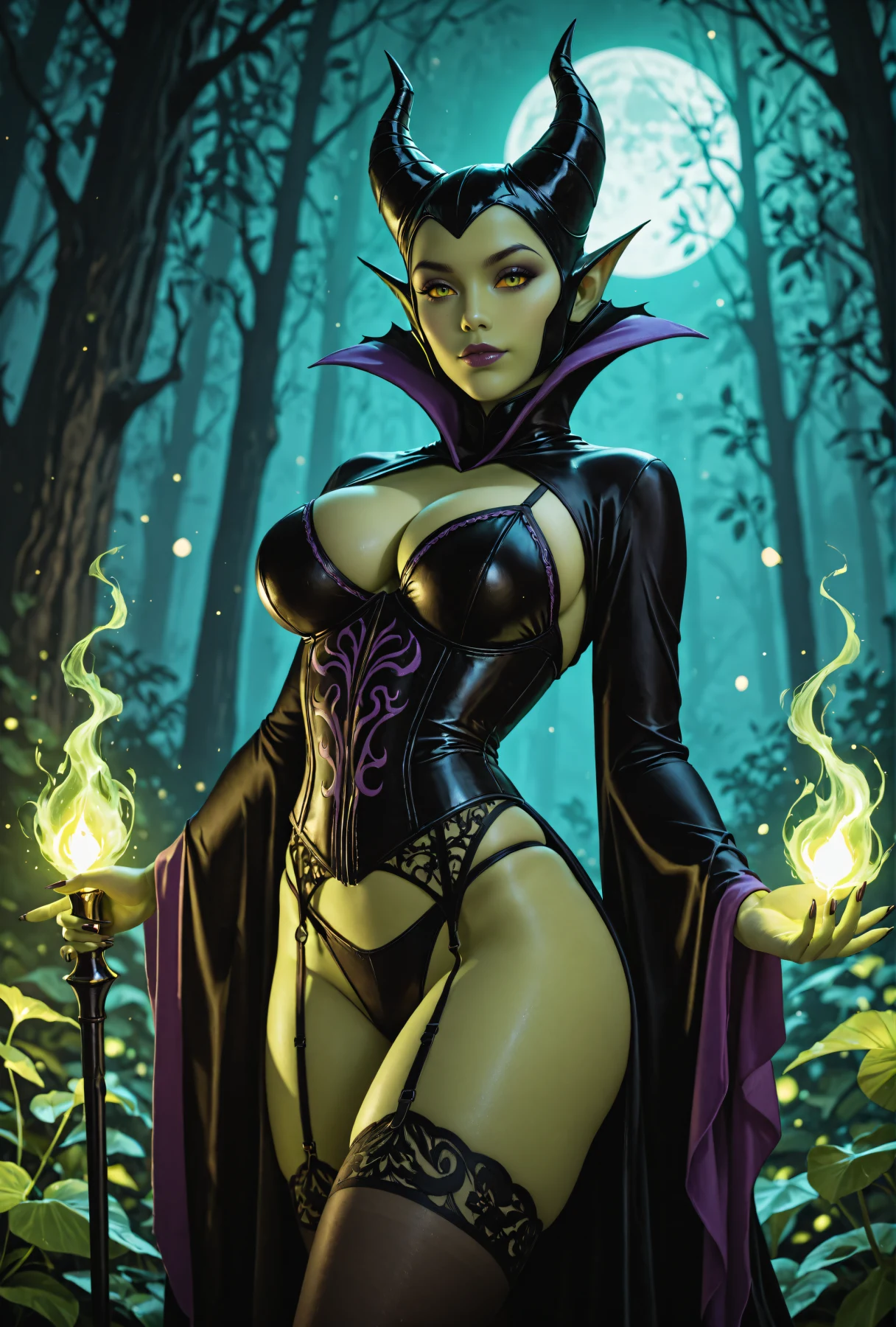 Maleficent - Dark Desires - Regular - Lingerie Hentai by naughty neurals - Uncensored - Hentai Image 30