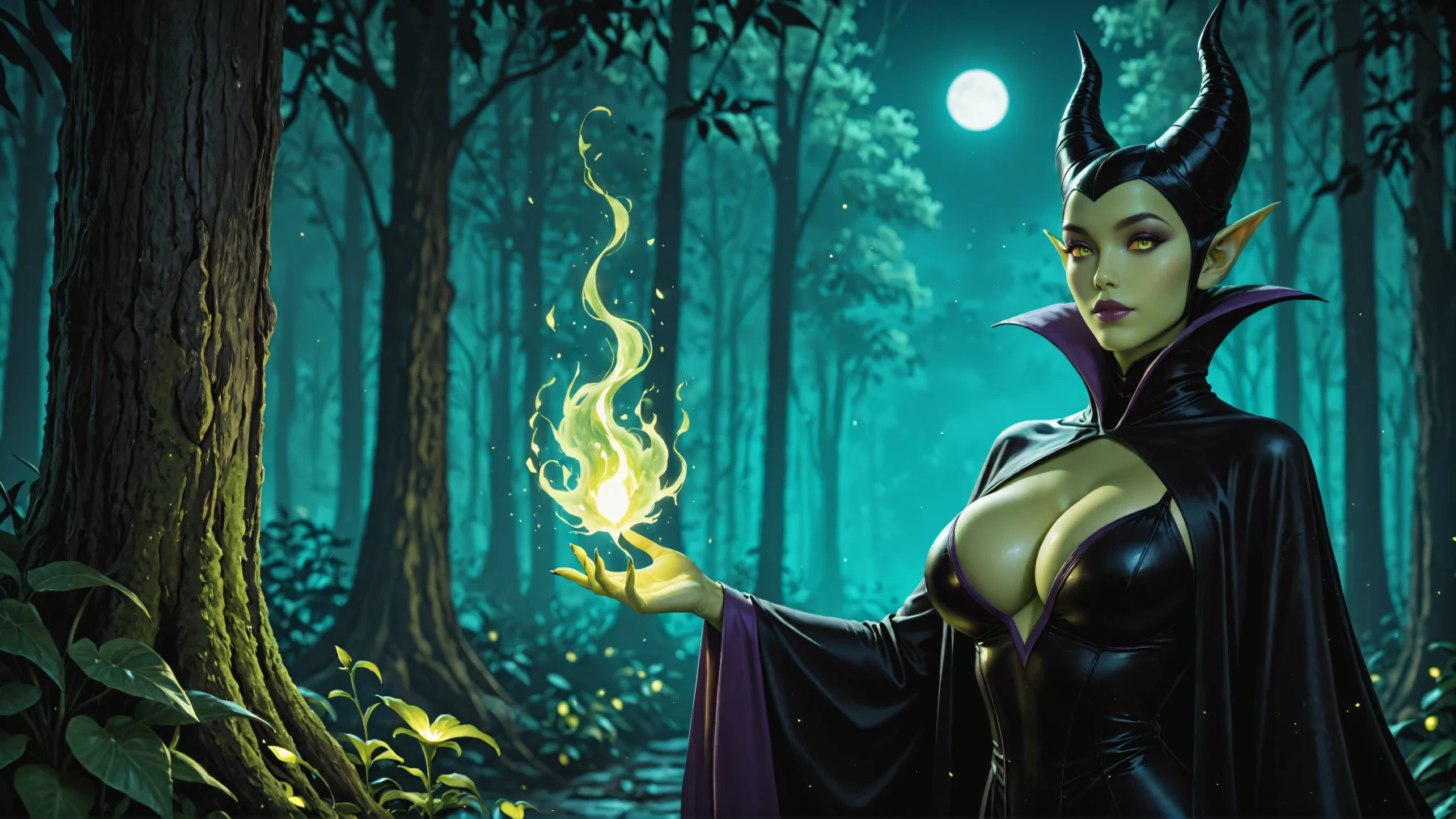 Maleficent - Dark Desires - Regular - Lingerie Hentai by naughty neurals - Uncensored - Hentai Image 9