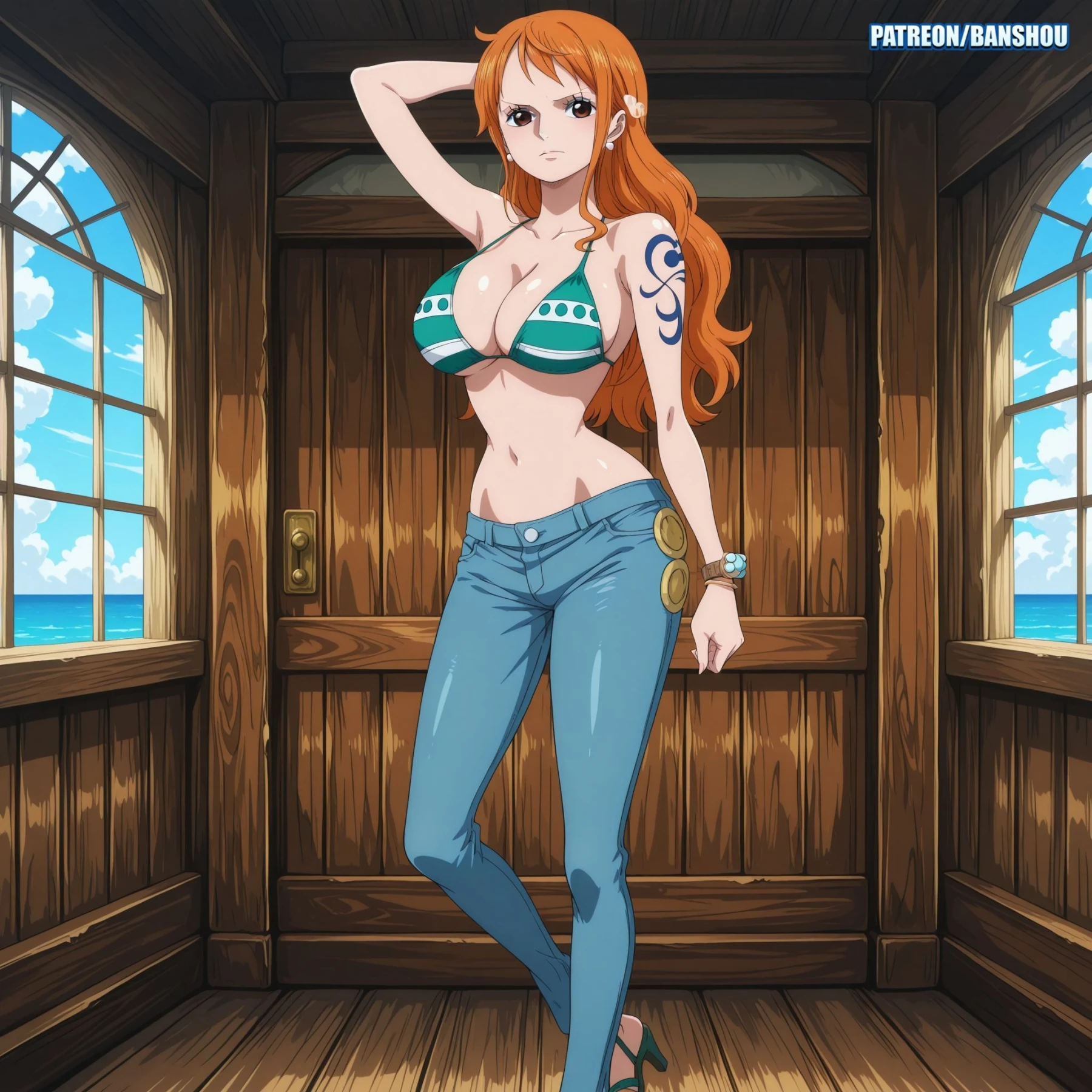 Nami #7 Hentai by Banshou - Uncensored - Hentai Image 2