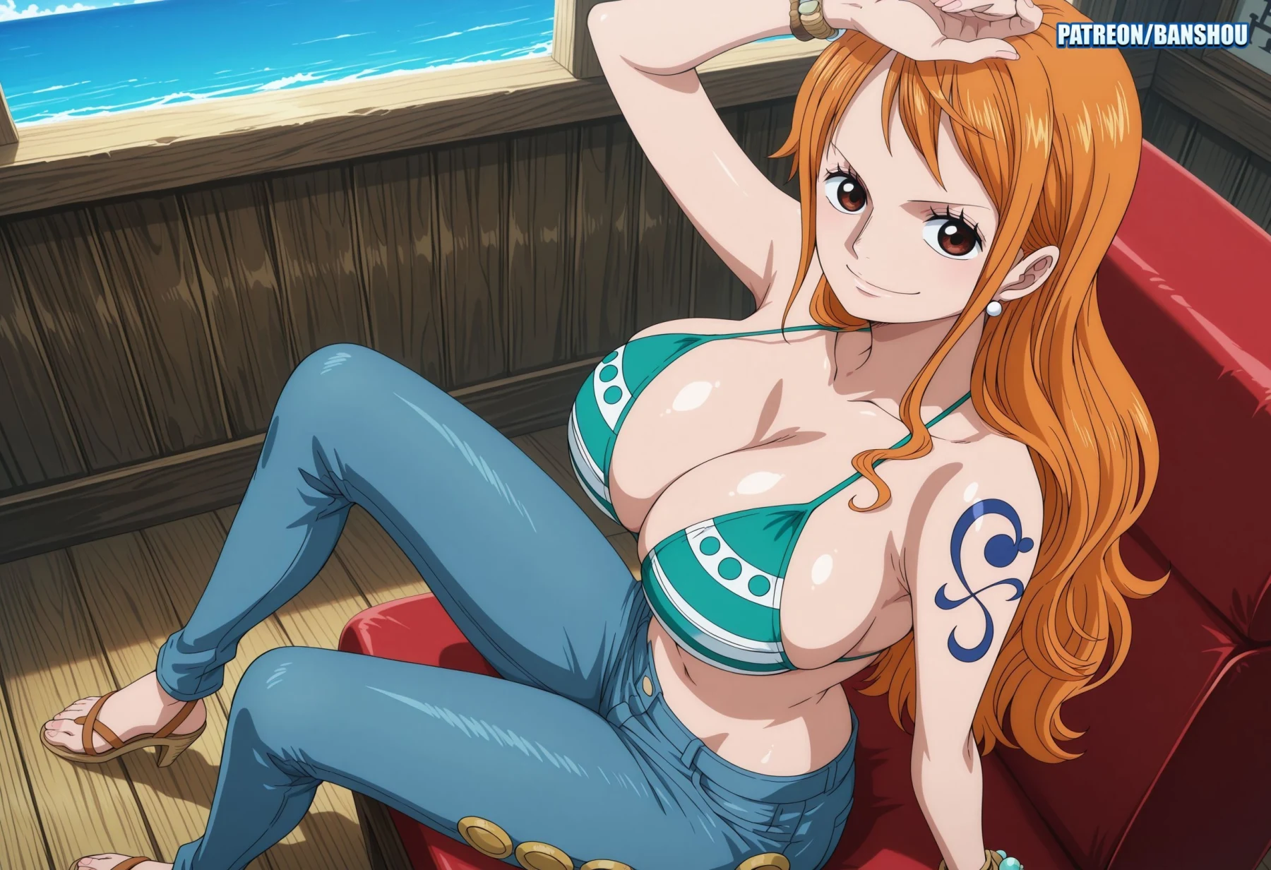 Nami #7 Hentai by Banshou - Uncensored - Hentai Image 5
