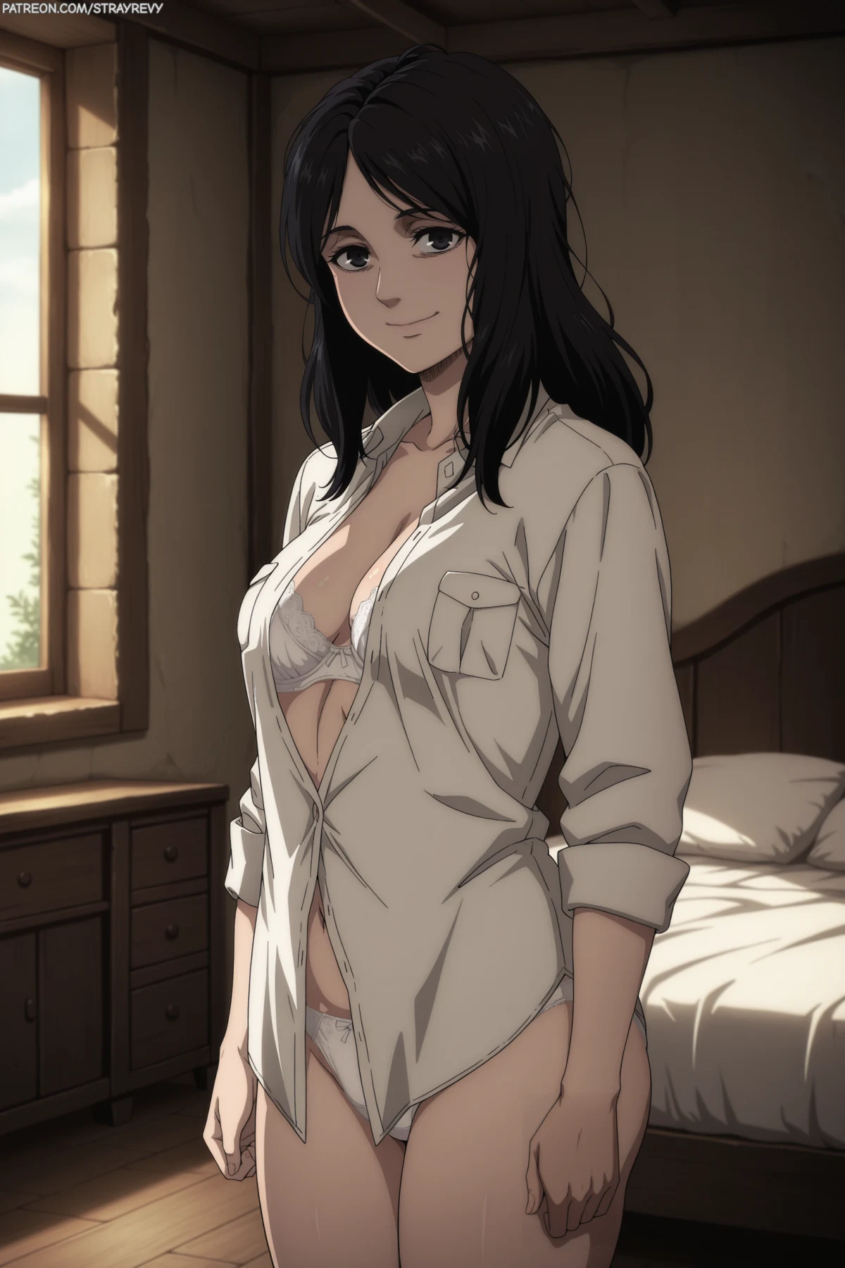 Pieck Finger | Attack on Titan Hentai by StrayRevy - Uncensored - Hentai Image 1