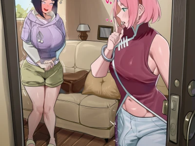 Sakura x Hinata Hentai by Lulu - Uncensored Uncensored Hentai