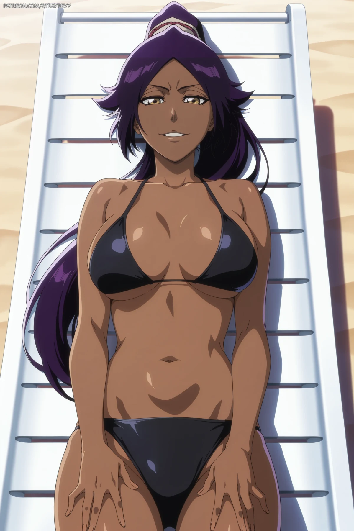 Yoruichi Shihouin | Bleach: Thousand-Year Blood War Hentai by StrayRevy - Uncensored - Hentai Image 1