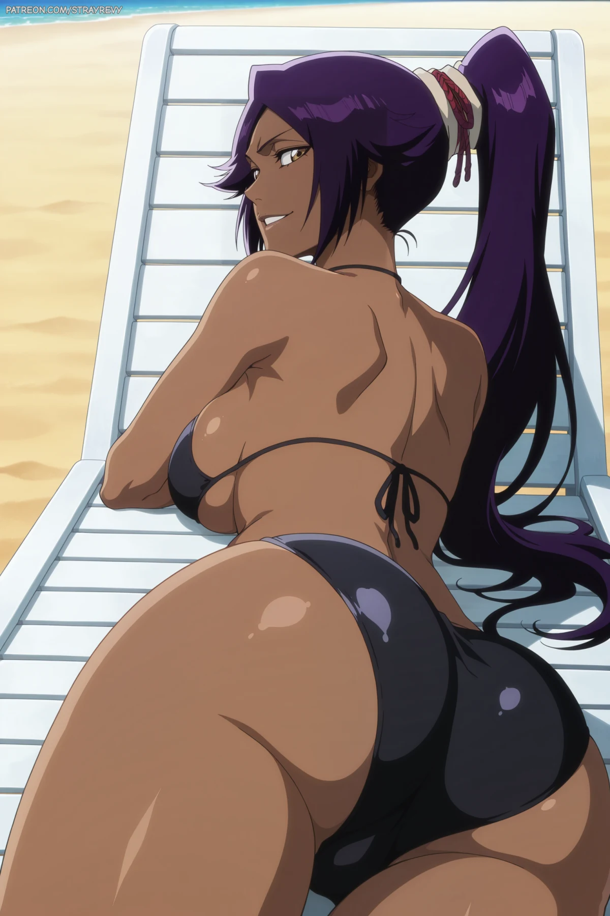 Yoruichi Shihouin | Bleach: Thousand-Year Blood War Hentai by StrayRevy - Uncensored - Hentai Image 2