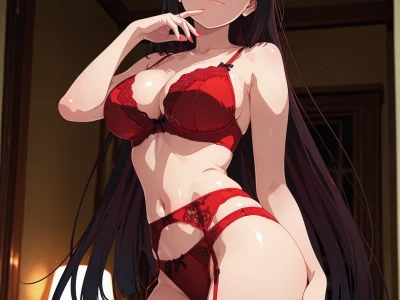 Yumeko Jabami from Gambling School Sex by Kinzuia chan