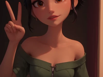 Zoeys spooky night | KPop Demon Hunter Hentai by DreamFrameAI - Uncensored