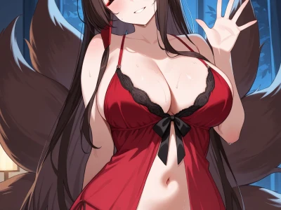 Akagi - Babydoll || Azur Lane 🔞 Sex by Vlen