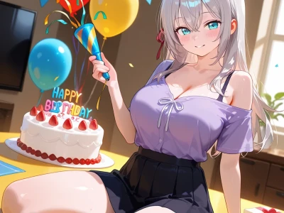 Alya 艾莉莎·米哈伊羅芙娜·九條 Alya Sometimes Hides Her Feelings in Russian Sex by AIWaifuClub