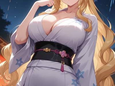 Liala - Yukata Nude Hentai by Vlen 