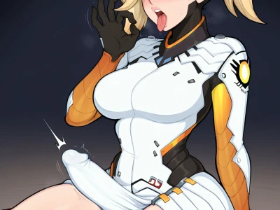 AI Generated Ai Hentai - Mercy | Overwatch Hentai by Foxenpai - Uncensored