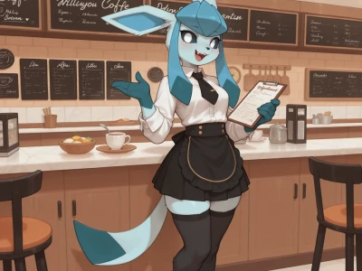 Barista Glaceon 3 Sex by RizzenWolf