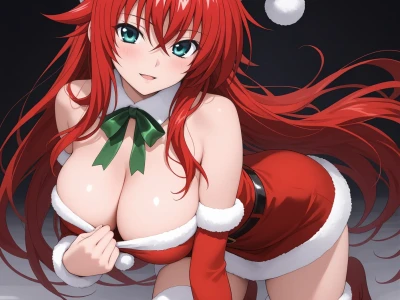 Rias Gremory christmas miniset Dxd 162P Sex by langust022 hentai
